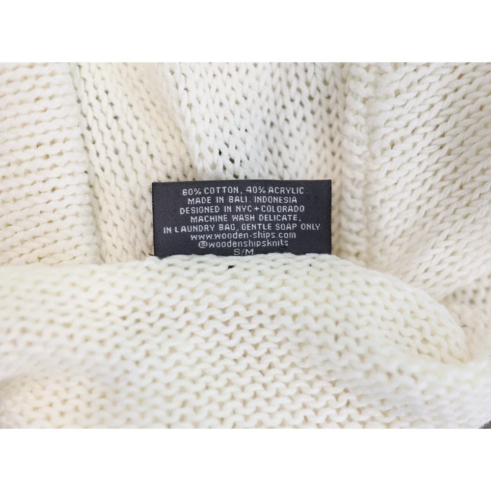 A5 Auth WOODEN SHIPS Paola Buendia Manhattan Beach Sweater Size S/M $148 - Picture 6 of 6